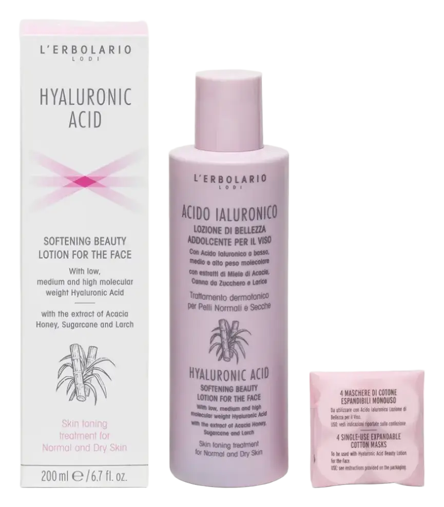 L'Erbolario Hyaluronic Acid Softening Beauty Lotion For The Face