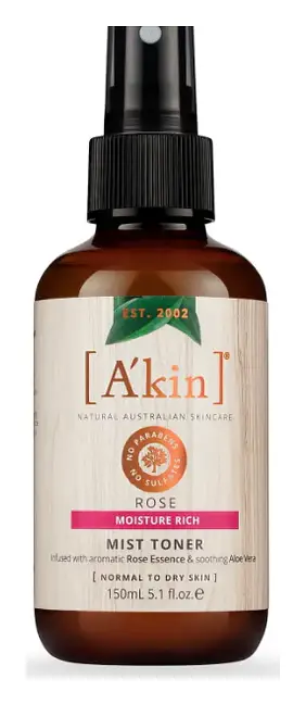 A'kin Rose Moisture Rich Mist Toner