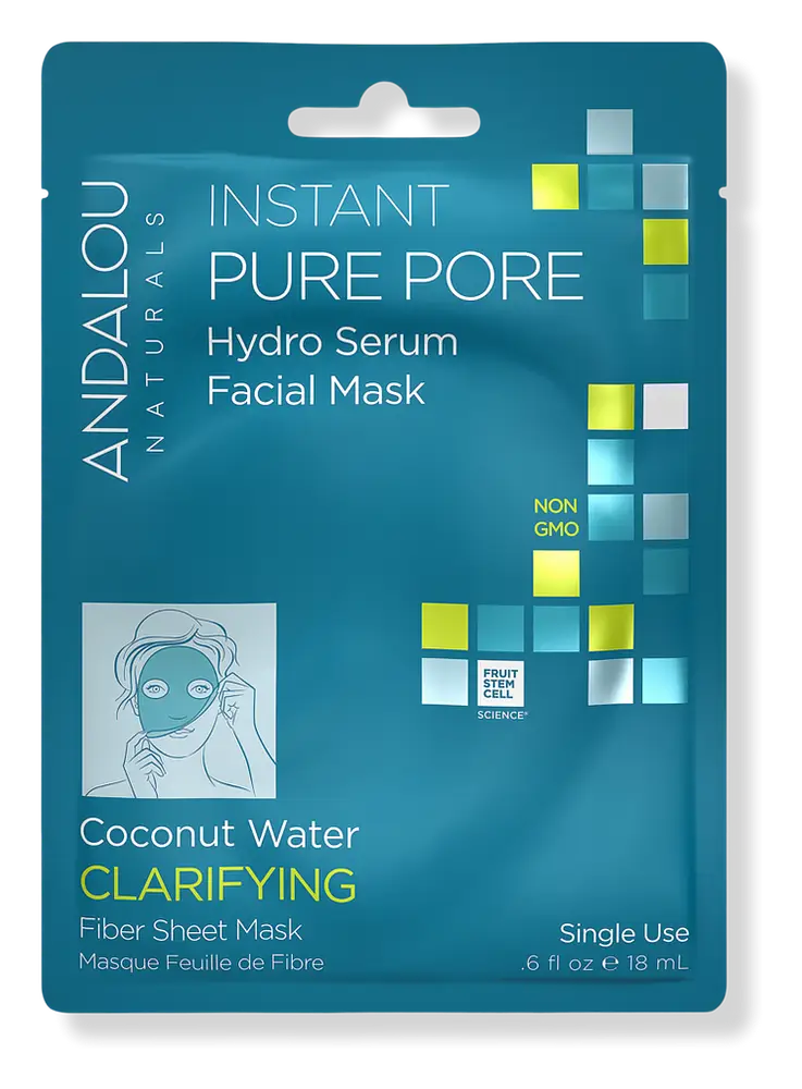 Andalou Naturals Clarifying Instant Pure Pore Facial Sheet Mask