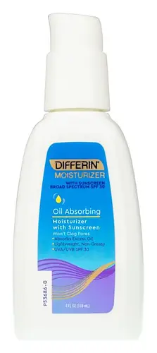 Differin Oil Absorbing Moisturizer with Sunscreen SPF 30