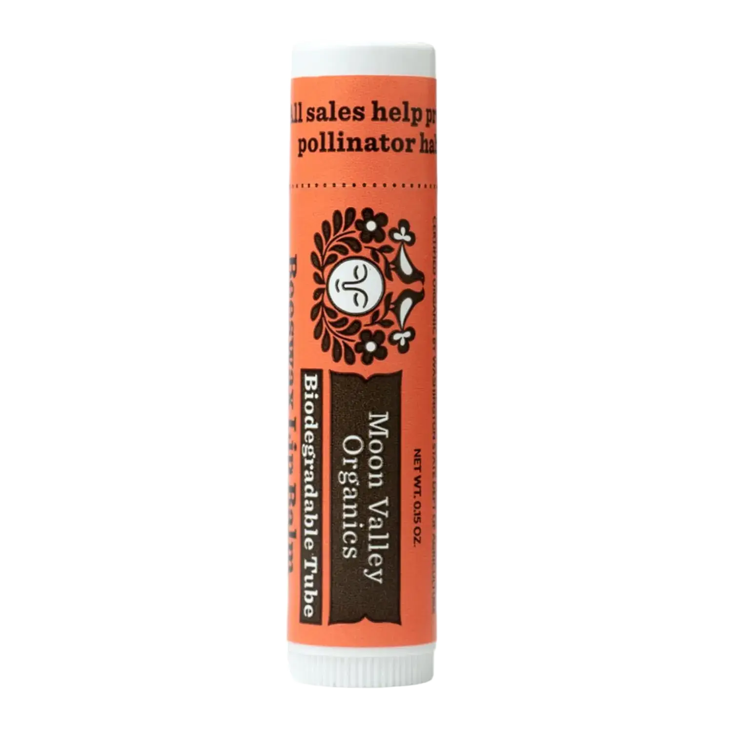 Moon Valley Organics Beeswax Lip Balm Zingy Cinnamon