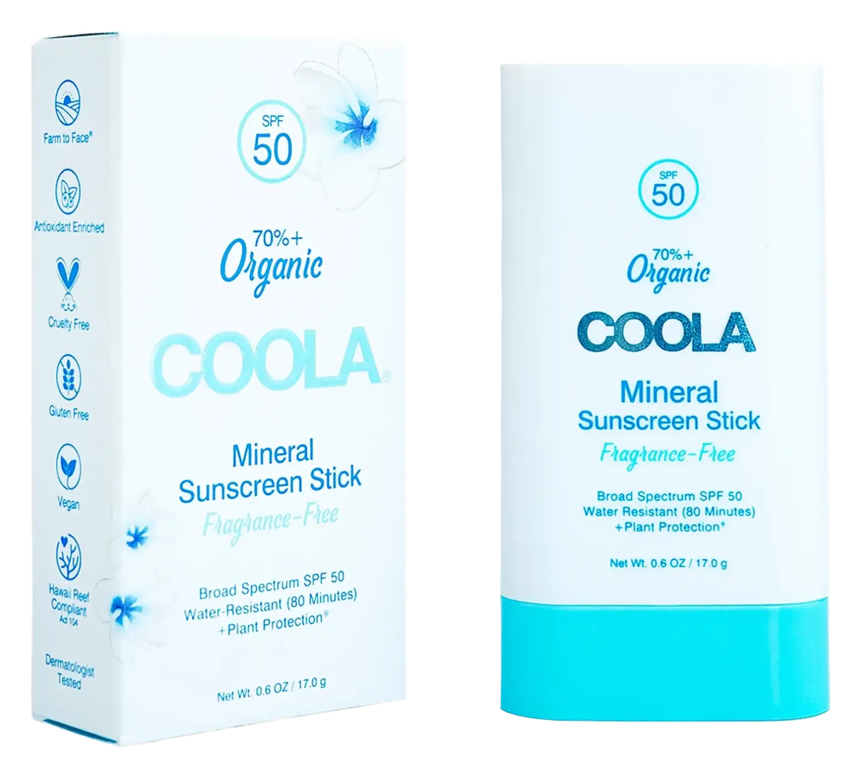 COOLA Mineral Organic Sunscreen Stick SPF 50