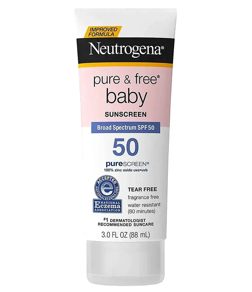 Neutrogena Pure & Free Baby Sunscreen Broad Spectrum SPF 50