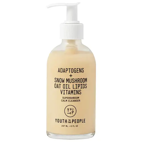 Youth To The People Adaptogens + Snow Mushroom + Oat Oil Lipids + Vitamins Supershroom Calm Cleanser
