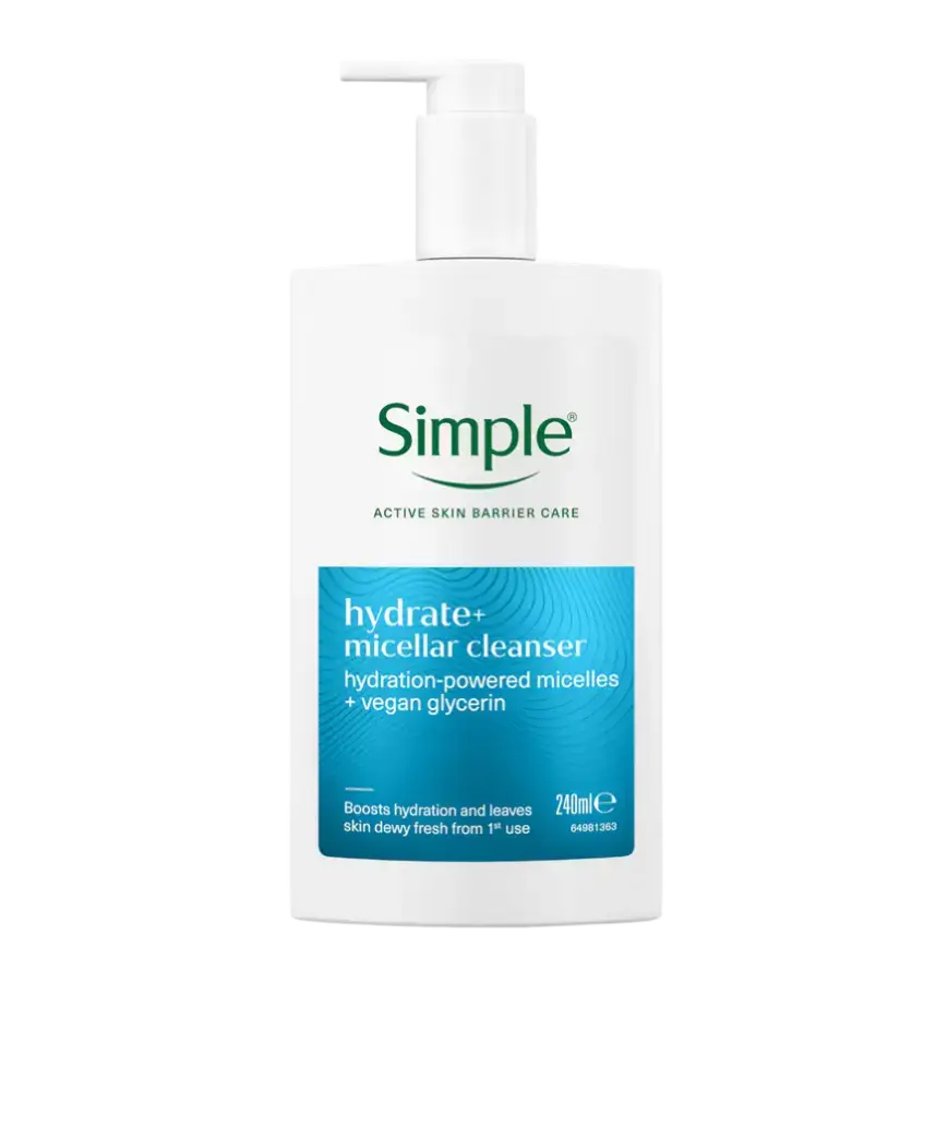 Simple Skincare Hydrate+ Micellar Cleanser