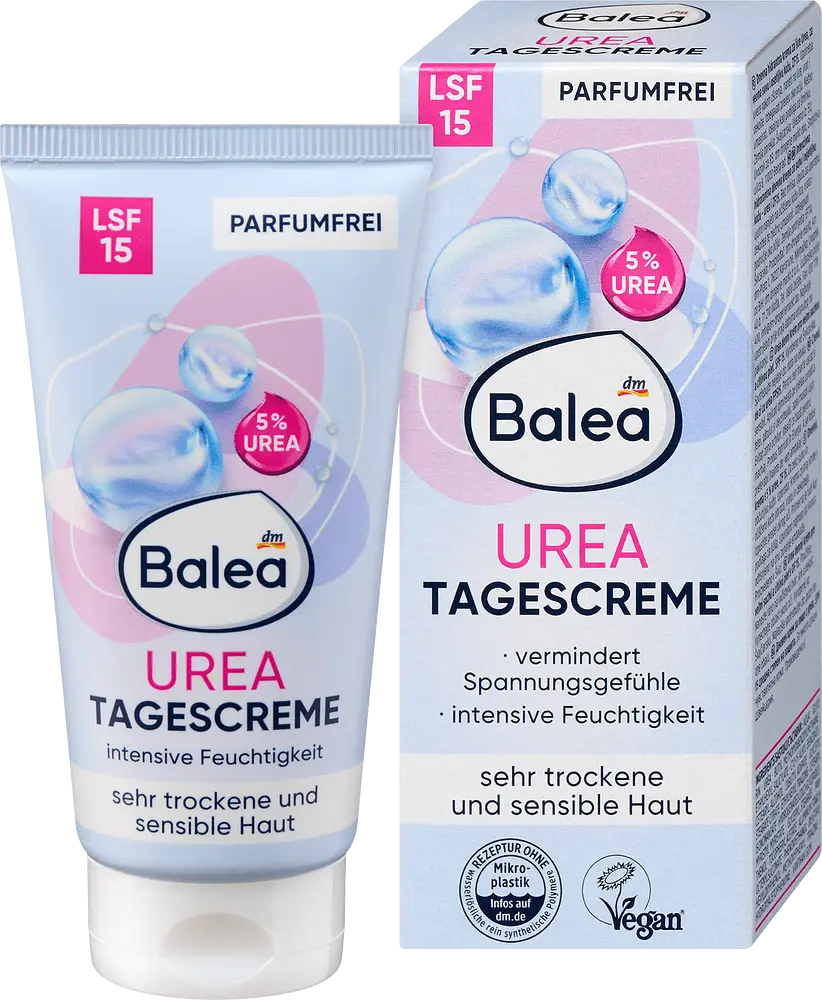 Balea Urea Tagescreme SPF 15