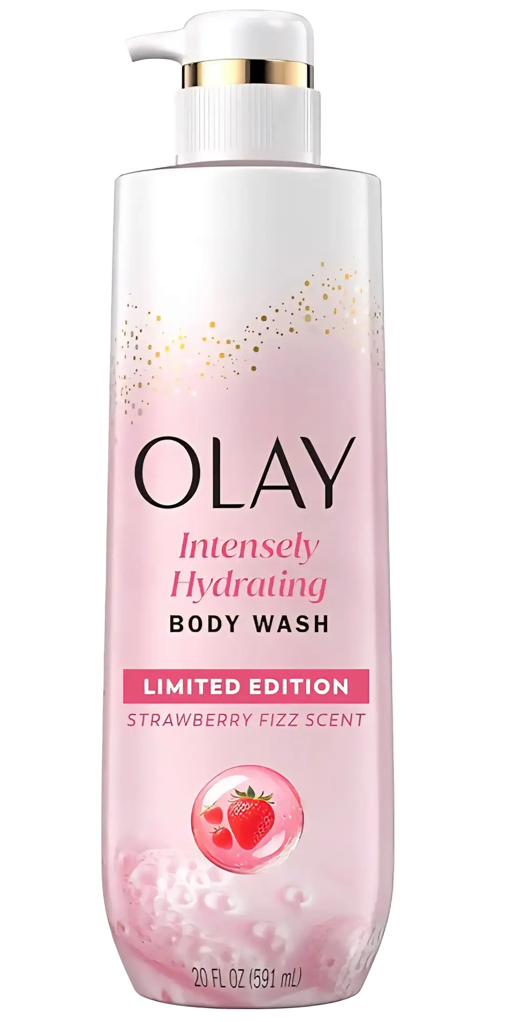 Olay Intensely Hydrating Body Wash Strawberry Fizz