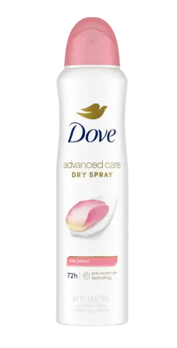 Dove Advanced Care Dry Spray Rose Petals