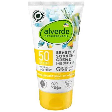 Alverde Naturkosmetik Sensitiv Sonnencreme LFS 50