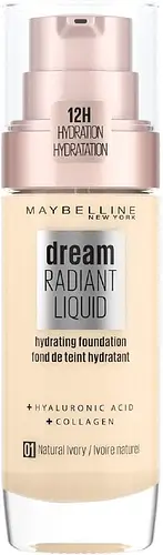 Maybelline Dream Radiant Liquid Hydrating Foundation 01 Natural Ivory