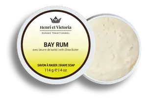 Henri Et Victoria Shave Soap Bay Rum