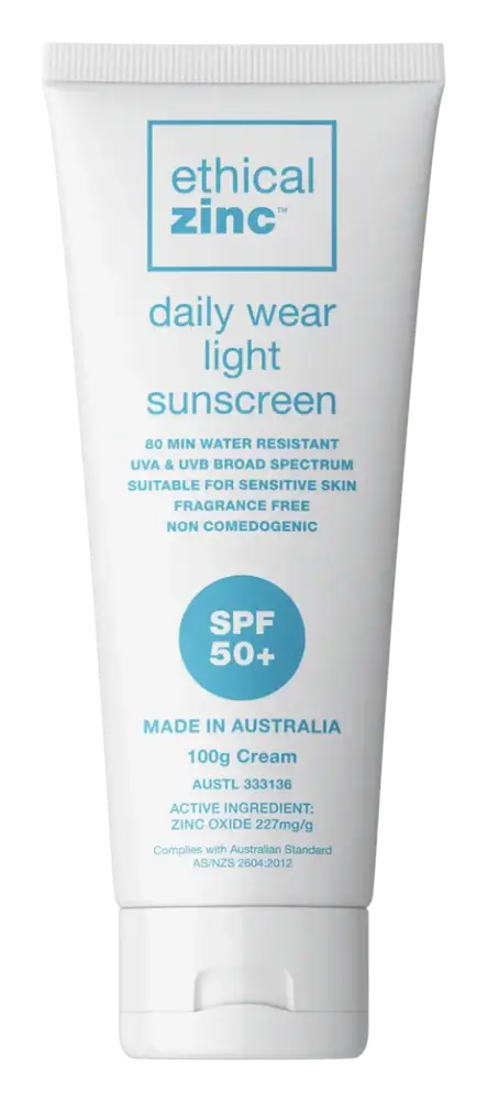 Ethical Zinc Daily Wear Light Sunscreen SPF 50+