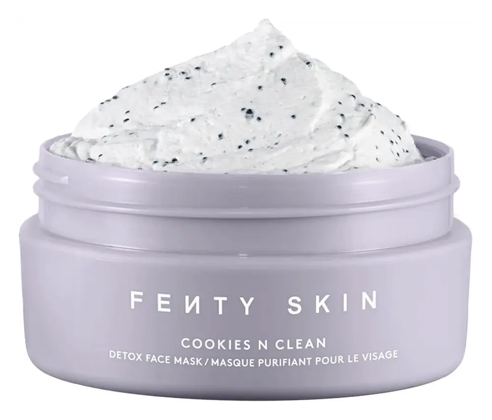 Fenty Beauty Cookies N Clean Whipped Clay Pore Detox Face Mask with Salicylic Acid + Charcoal