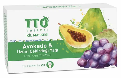 TTO Thermal Kil Maskesi Avokado & Üzüm Çekirdeği Yağı