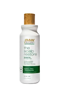 Raw Sugar The Scalp Restore Shampoo With Jojoba + Aloe + Niacinamide