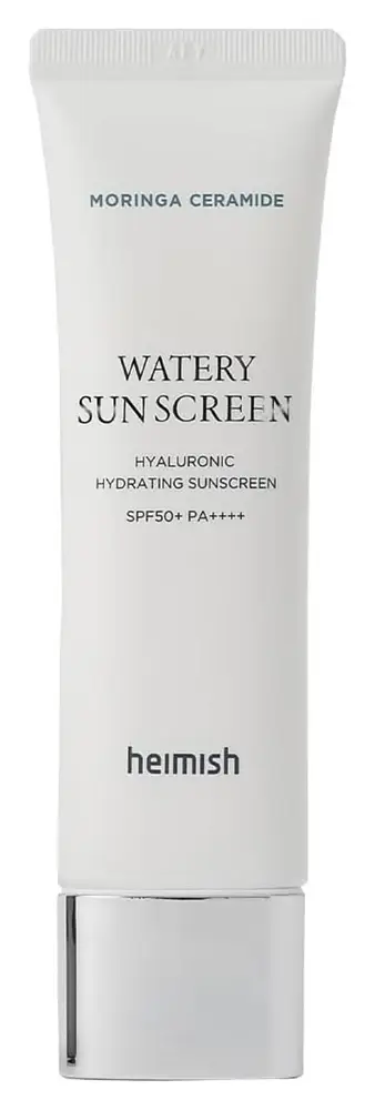 heimish Moringa Ceramide Hyaluronic Hydrating Watery Sunscreen SPF 50+