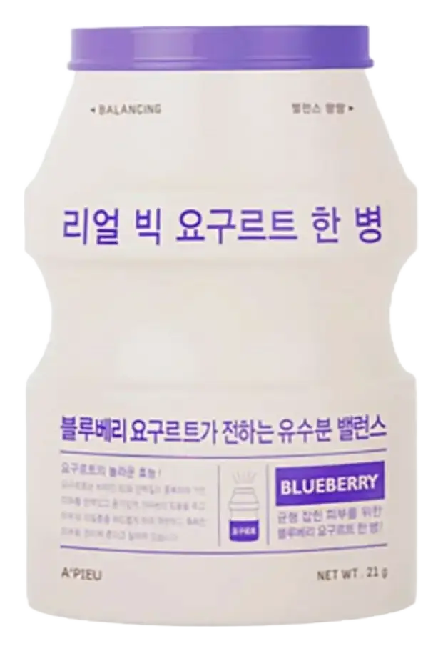 A'Pieu Real Big Yogurt One Bottle Blueberry