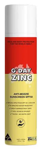 G'Day Zinc Anti-Mozzie Sunscreen SPF 50