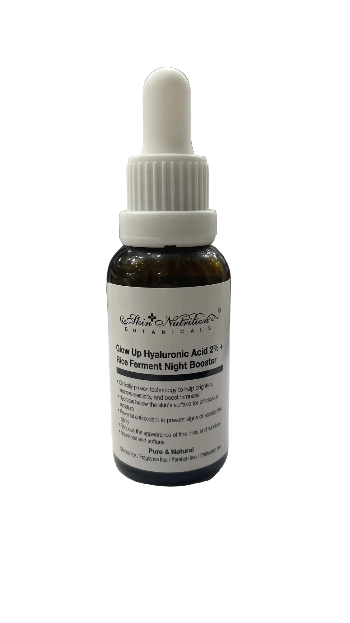 Skin Nutrition Botanicals Glow Up Hyaluronic Acid 2% + Rice Ferment Night Booster