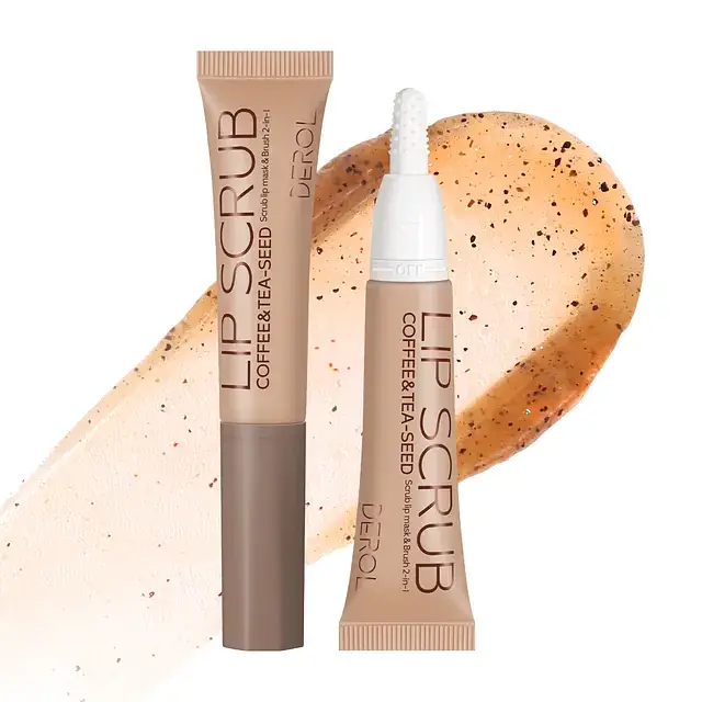 Derol 2 in 1 Mask and Brush Lip Scrub