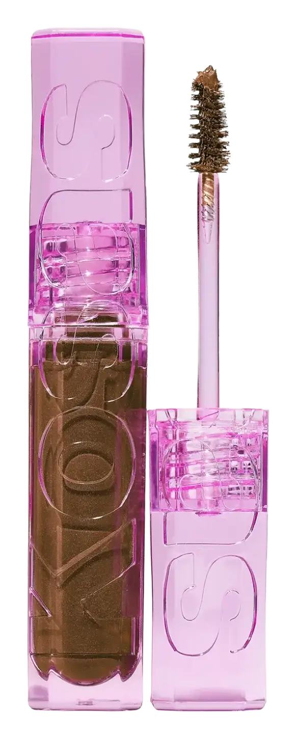 Kosas Air Brow Tinted Volumizing Eyebrow Gel Medium Chocolate Brown