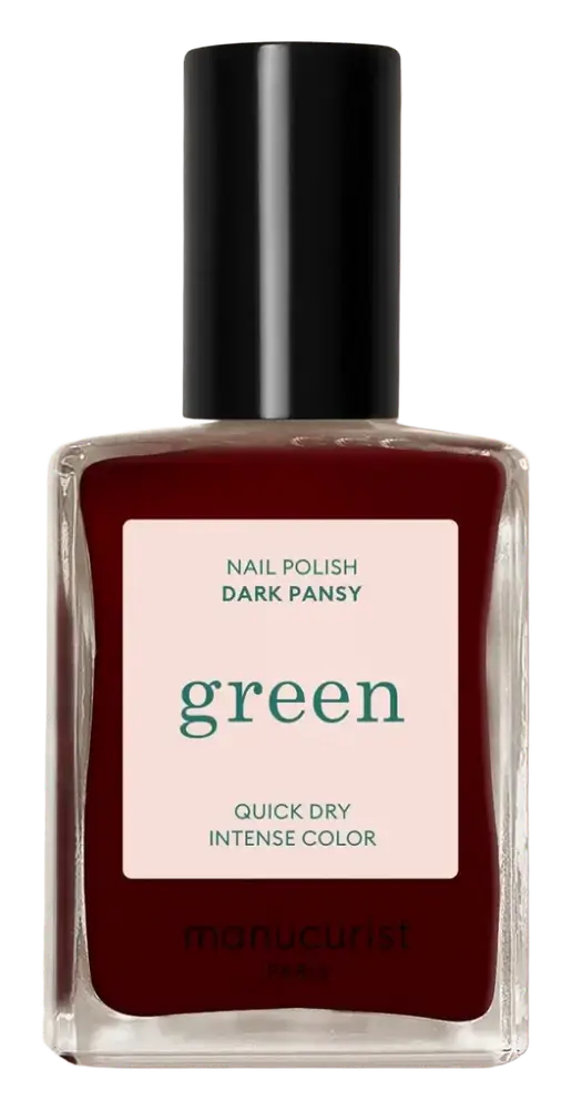 Manucurist Green Natural Nail Polish Dark Pansy