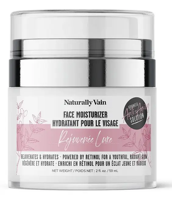 Naturally Vain Rejuvenée Luxe: Anti-Aging Retinol Face Moisturizer