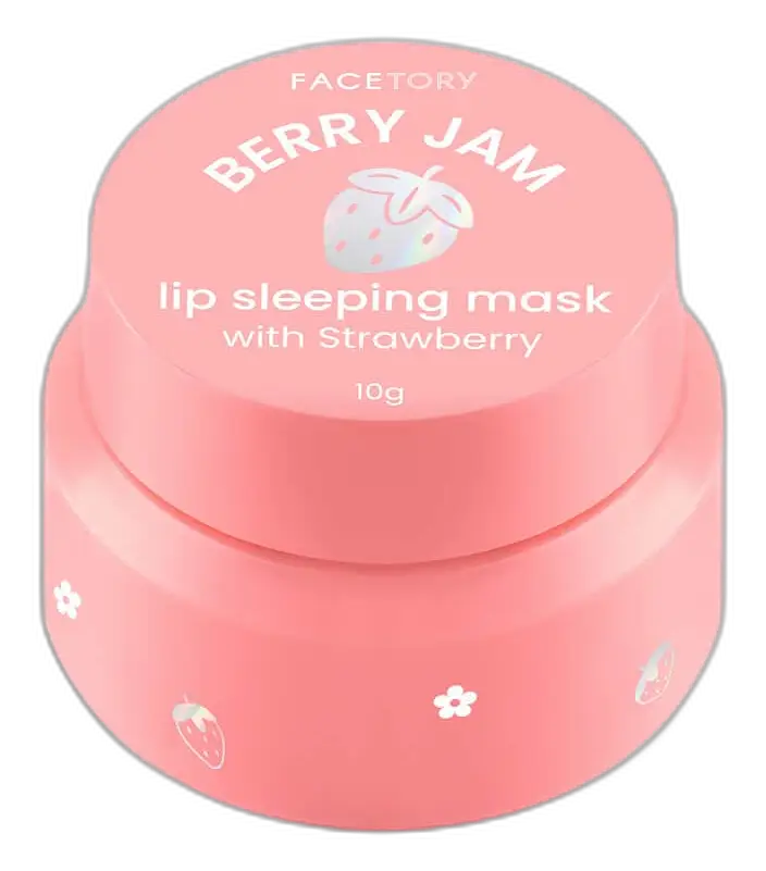 Facetory Berry Jam Lip Sleeping Mask With Strawberry