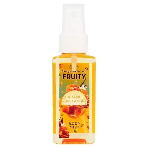 Superdrug Fruity Body Mist Caramel & Pistachio