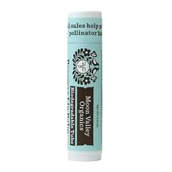 Moon Valley Organics Beeswax Lip Balm Cool Mint Vanilla