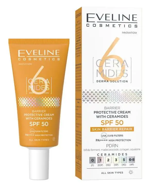 Eveline 6 Ceramides Barrier Protective Cream SPF 50