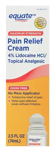 Equate Maximum Strength Lidocaine Pain Relief Cream