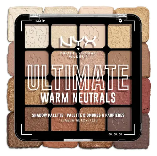 NYX Cosmetics Ultimate Shadow Palette Warm Neutrals