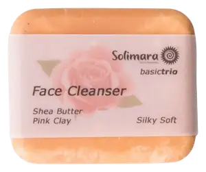 Solimara Pink Clay Face Cleanser Bar