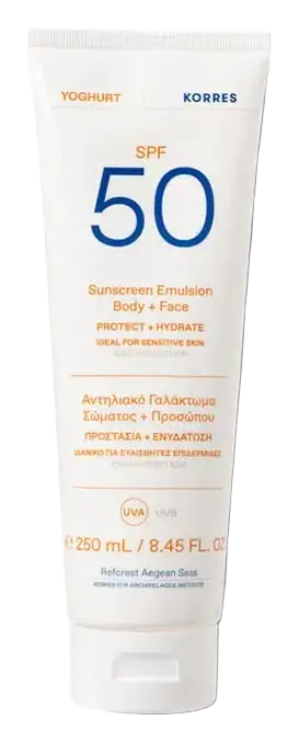 KORRES Yoghurt Sunscreen Emulsion Body + Face SPF 50