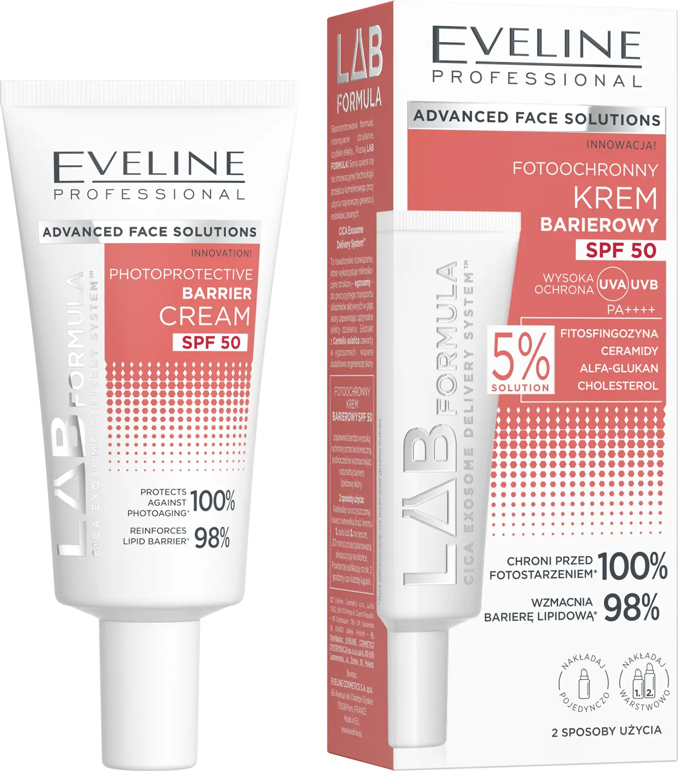Eveline Lab Formula Photoprotective Barrier Cream SPF 50