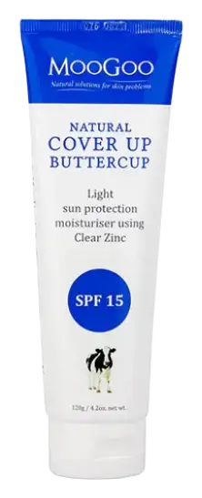 MooGoo Natural Cover Up Buttercup Moisturiser SPF 15