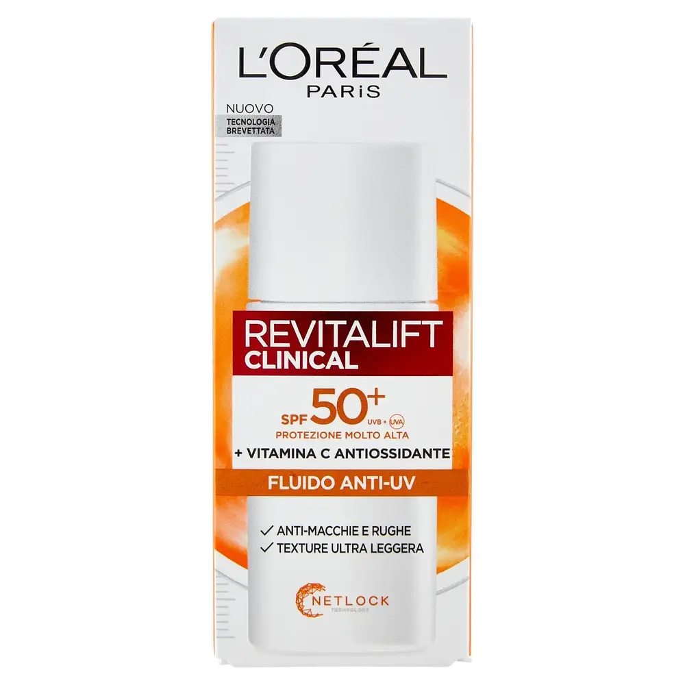 L'Oreal Revitalift Clinical Anti-UV Fluid SPF 50+ Italy