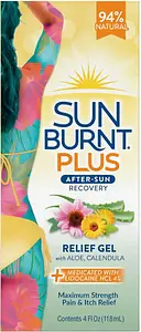 SunBurnt Sun Burnt Plus Pain Relief Gel with Lidocaine HCL 4%