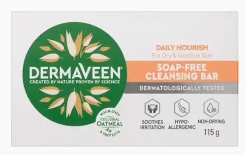 Dermaveen Daily Nourish Soap-Free Cleansing Bar