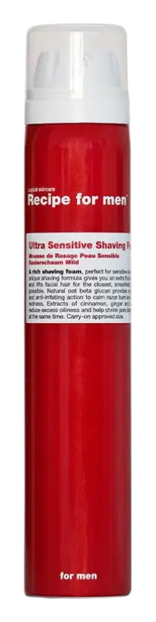 Recipe For men Ultra Sensitive Shaving Foam