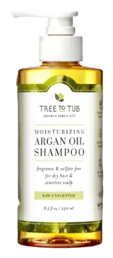 Tree to Tub Moisturizing Argan Oil Shampoo Raw Unscented