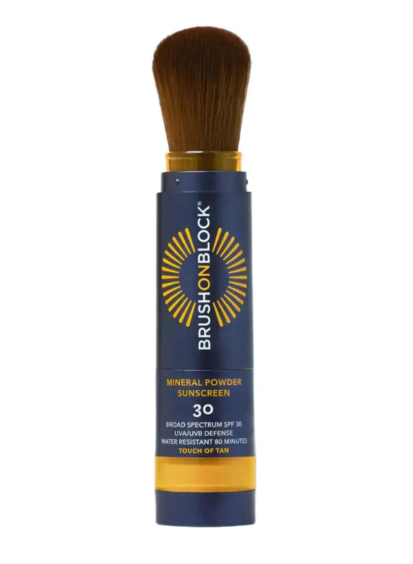 Brush On Block Touch Of Tan Mineral Powder Sunscreen SPF 30