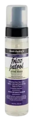 Aunt Jackie's Curls & Coils Grape Seed Frizz Patrol Anti-Poof Setting Mousse