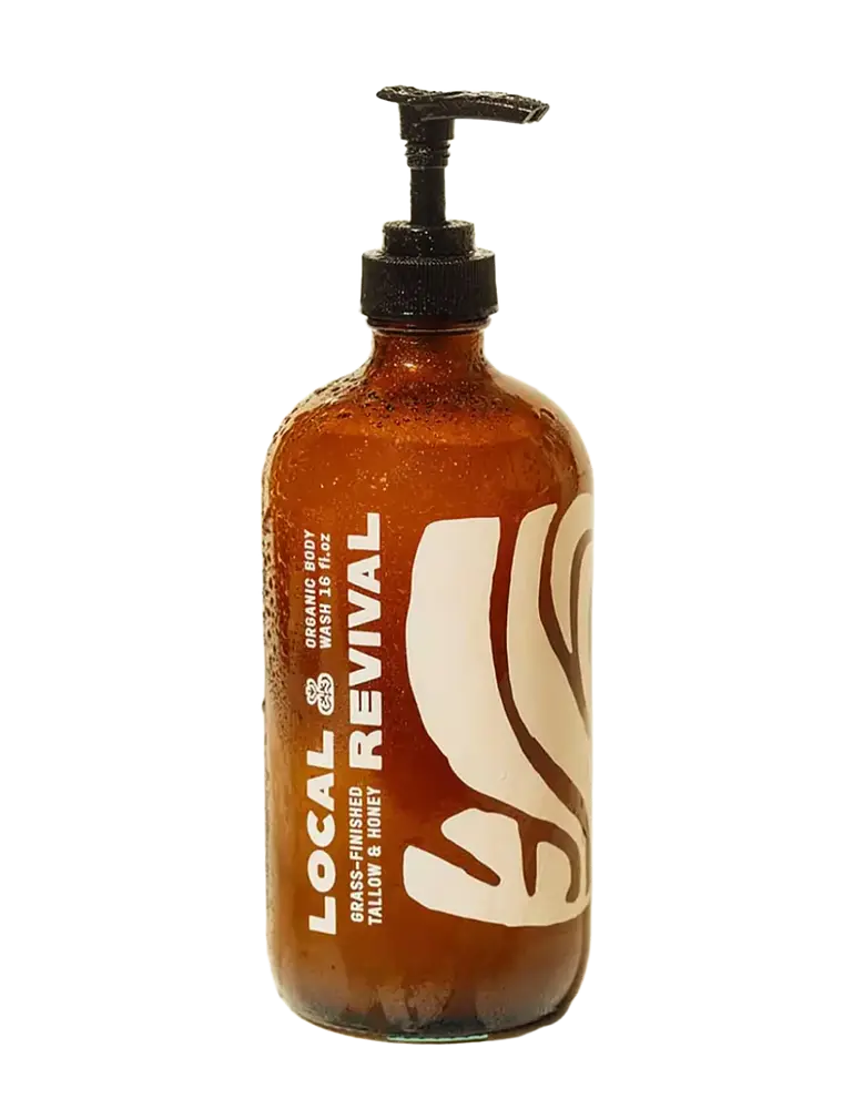 Local Revival Grass-Finished Tallow & Honey Organic Body Wash Unscented