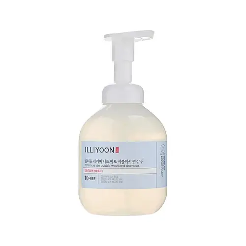 ILLIYOON ceramide ato bubble wash and shampoo
