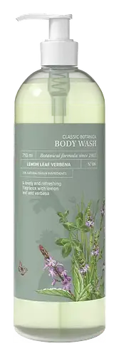 Gunry Body Wash Classic Botanica Lemon Leaf Verbena