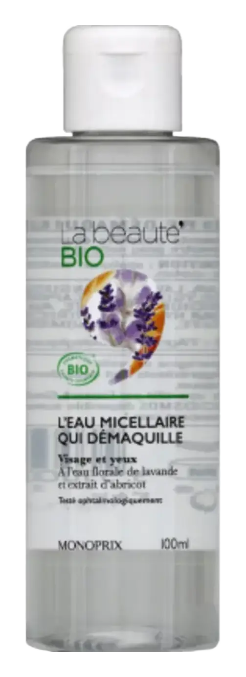 Monoprix La Beauté Bio L'Eau Micellaire Qui Démaquille