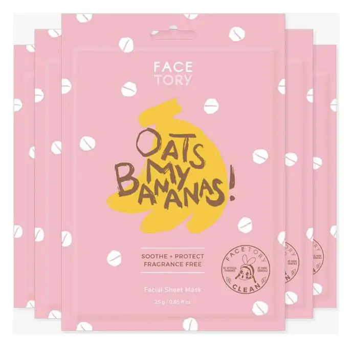 Facetory Oats My Bananas Sheet Mask - Soothing & Protecting