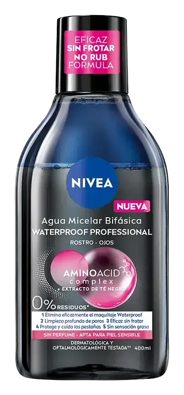Nivea Água Micelar Bifásica Waterproof Professional Portugal